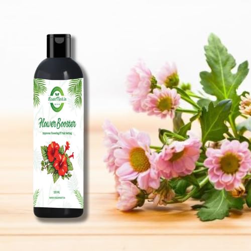 Kisanmart Flower Booster 100ml | Bloom Enhancer & Plant Nutrient Solution | Promotes More Flowers, Healthy Growth & Vibrant Blooms | Ideal for Indoor & Outdoor Plants, Garden & Pots