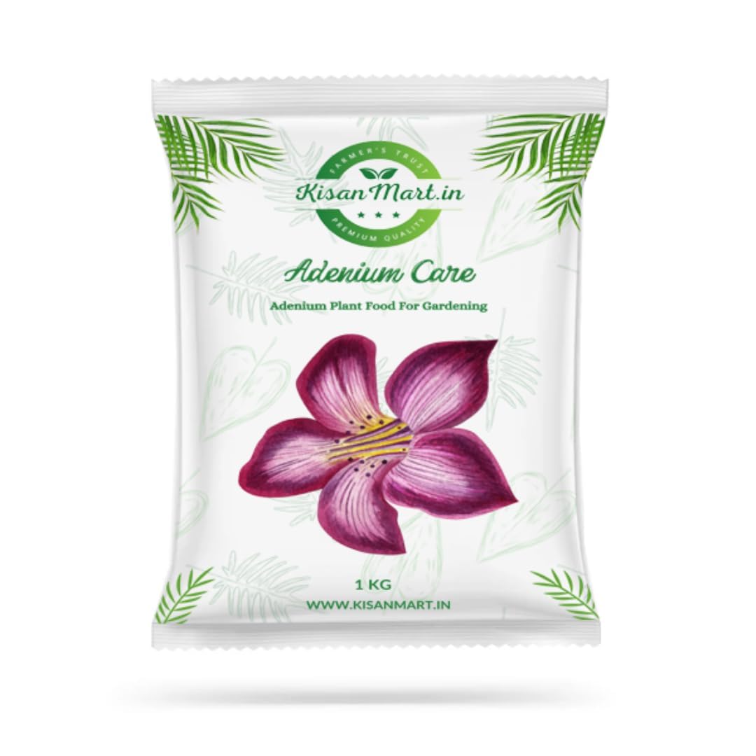 Kisanmart Adenium Flower Booster | Ultimate Adenium Food Fertilizer For Flowering plants, Enhance Color & Strengthen Roots
