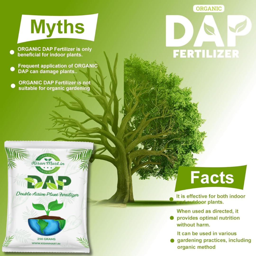 KISANMART DAP Double Action Fertilizer – Standup Saaf Coated Seaweed Granules