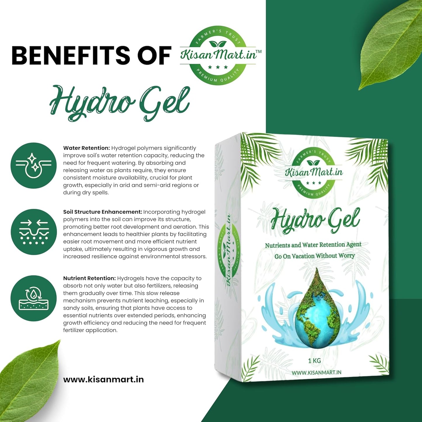 KISANMART Hydrogel for Plants
