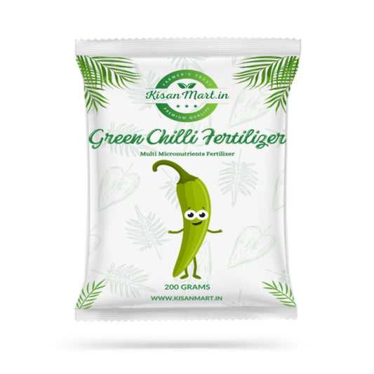 Kisanmart Green Chilli | Organic Growth Booster for High Yield & Spicy Chillies | Nutrient-Rich, Improves Soil Health, Chemical-Free, Easy to Use