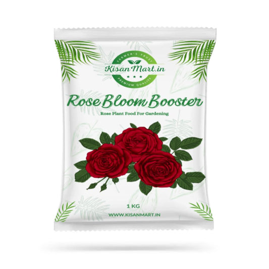 Kisanmart Rose Bloom Booster Organic Essential Plant Food for Rose Plants | For all varieties | Flower Booster Granules | Organic Fertilizer