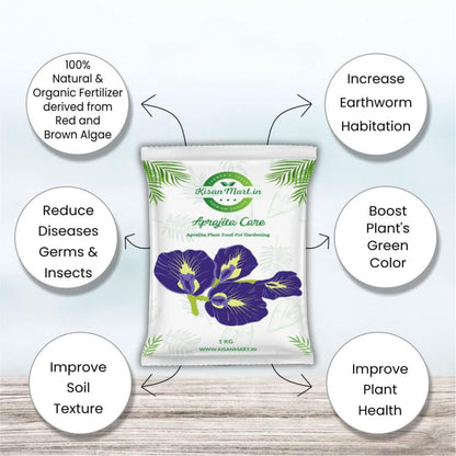 Kisanmart Aprajita Flower Booster |Ultimate Aprajita Food Fertilizer to Boost Blooms, Enhance Color & Strengthen Roots