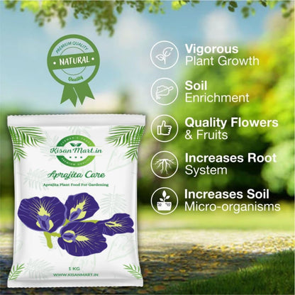 Kisanmart Aprajita Flower Booster |Ultimate Aprajita Food Fertilizer to Boost Blooms, Enhance Color & Strengthen Roots