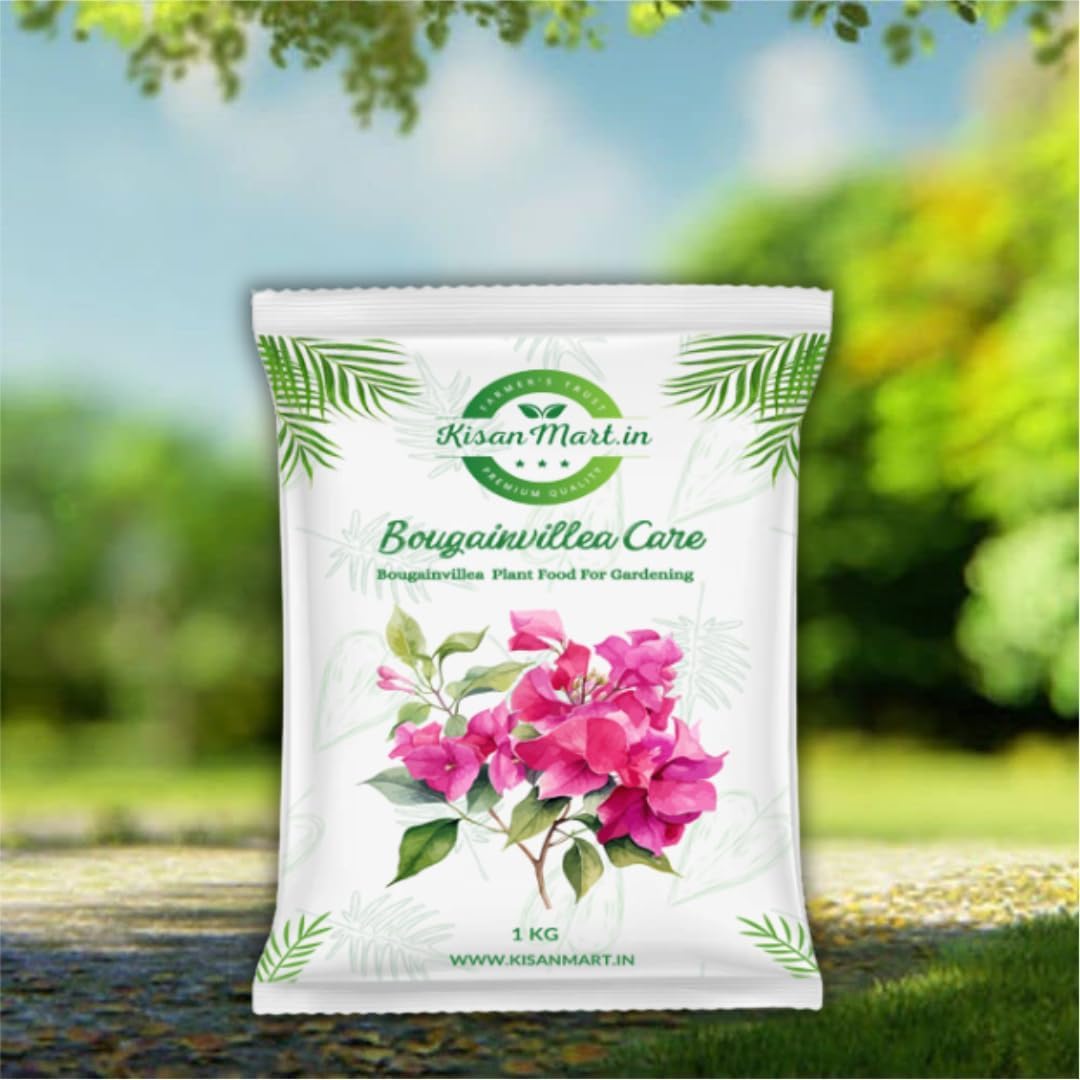 Kisanmart Bougainvillea Care – 100% Organic Flower Booster | Enhances Growth, Boosts Blooms & Strengthens Roots | Ideal for Home Gardens & Outdoor Plants