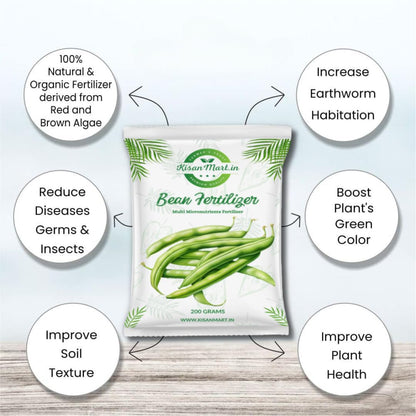 KISANMART Bean Fertilizer – Organic Plant Food for Healthy Bean Growth, High Yield, and Nutrient-Rich
